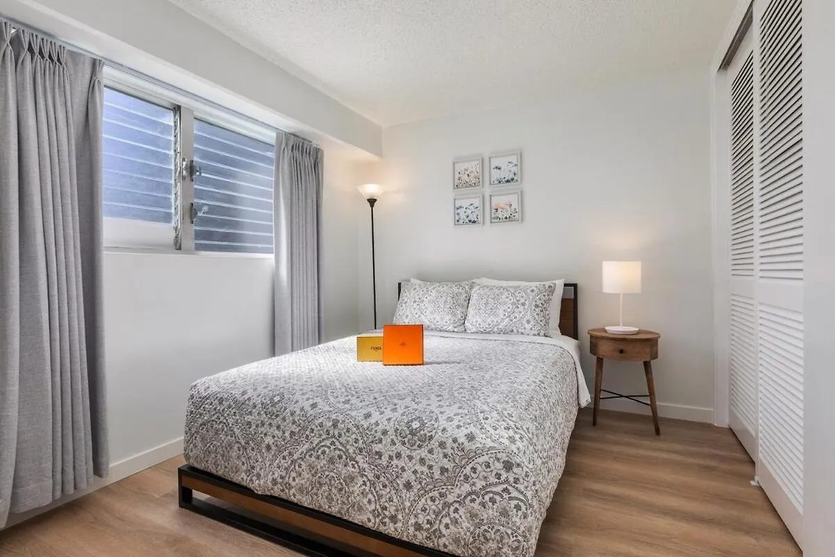 Appartement 01 Free Parking 10 Min Beach 2Br-Waikiki Ala Moana Honolulu États-Unis